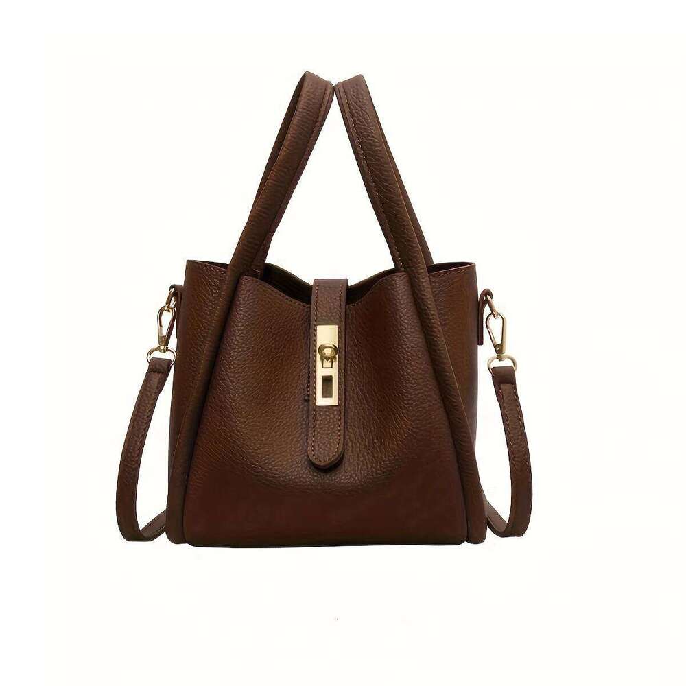 High-value daily multifunctional handbag autumn and winter retro fashion trend simple solid color crossbody bag XJ260306