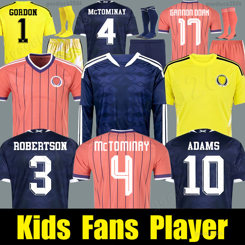 2026 World Cup scotland Fans football shirt Soccer Jerseys ROBERTSON McTominay McGREGOR SHANKLAND MCGREGOR Home Long maillot Away red men kids kit goalkeeper