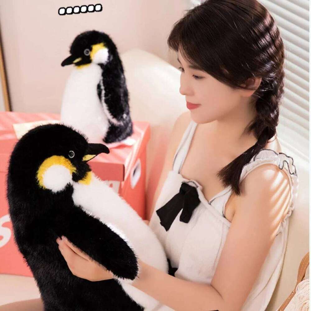 1pc 25cm/9.84in Simulated Penguin Plush Toy Doll Pillow Ragdoll Children's Girl Birthday Gift R260908 - view 5