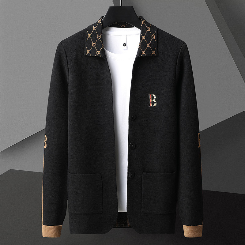 Luxury Brand Designer Clothes High-End International Cardigan Big Brand Men's Sweater Knitted Jacket New Fashion Knitted Sweater Casual Jacket