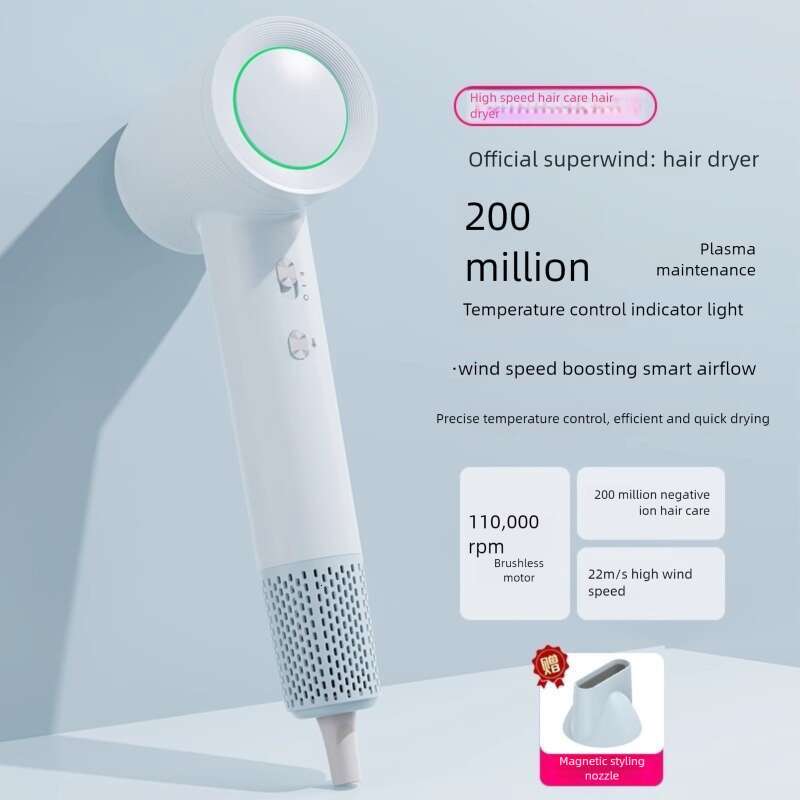 Famous High Speed Thermo-Sensing Hair Dryer - 200 Million Plasma Care with Boosted Airflow for Fast Drying & Hair Protection CKS