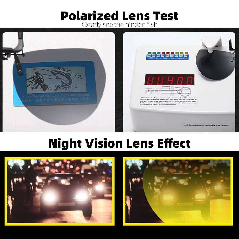 VIVIBEE Mirror Blue Men's Polarized Flip Up Clip On Sunglasses Night Driving UV400 Grey Lens Fishing Fashing Clips for Mypoic Z260306