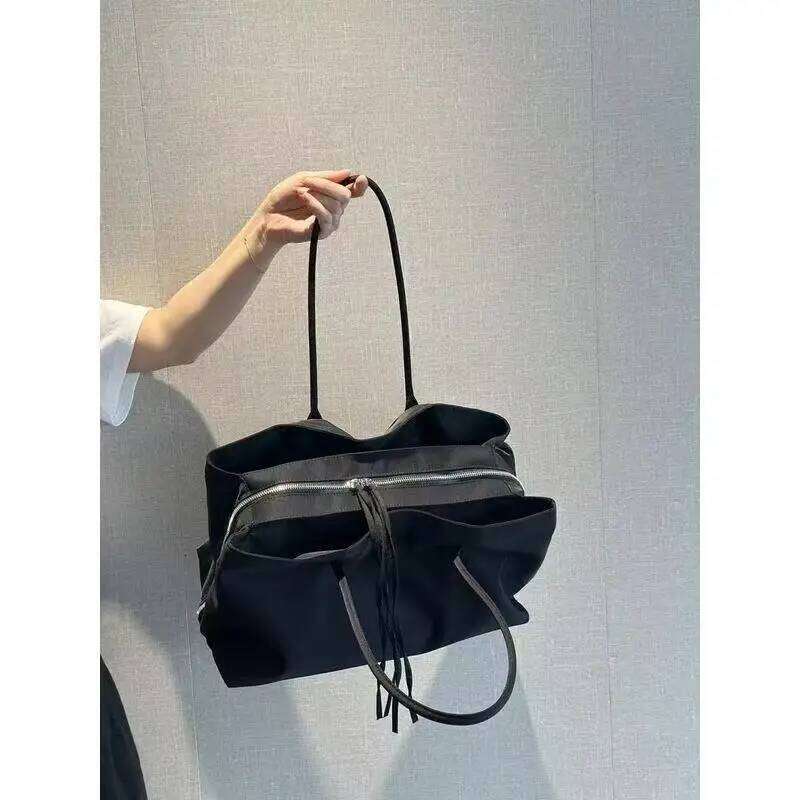 2025 Nylon Tote Large Womens Handbag Fashion Shopper Top-handle Messenger Travel Female Casual Crossbody Bag XJ260306