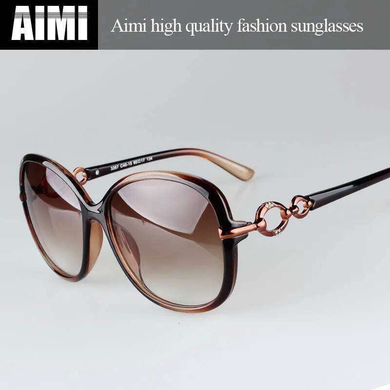 New Fashion Brand Women Sunglasses Double Rings Leg Sun Glasses Outdoor Eyeglasses UV400 3267 Gafas De Sol Z260306