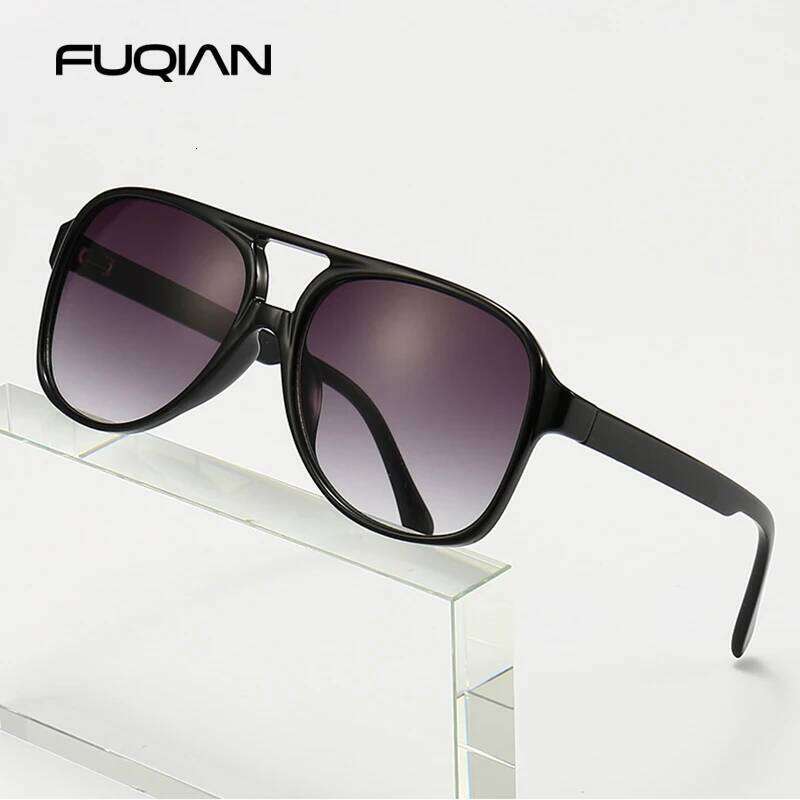Retro Pilot Sunglasses Men Women Fashion Aviation Polarized Sun Glasses Unisex Vintage Gradient Color Outdoor Anti Glare Shades Z260306