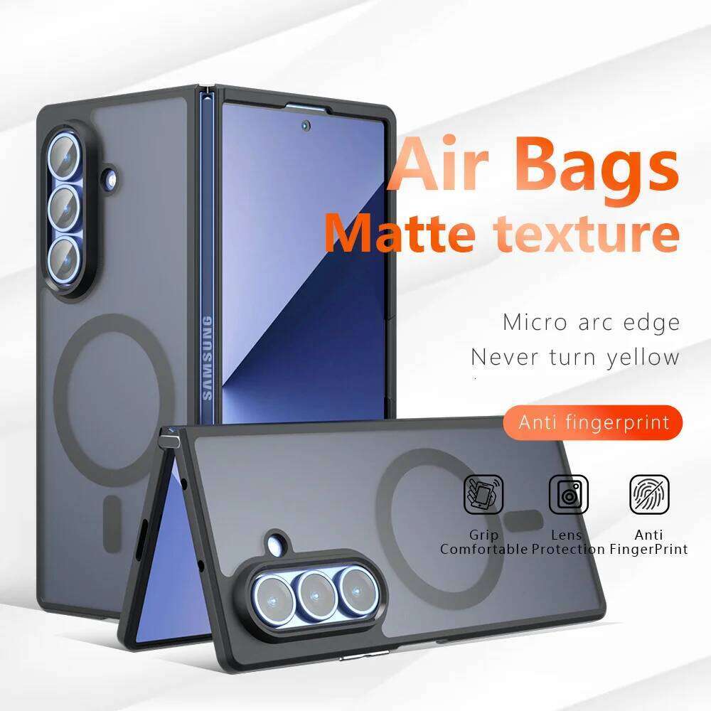 Magnetic Wireless Charge Phone Case For Z Fold 7 6 fold 5 fold6 fold5 zfold6 zfold5 Shockproof Cover H260305