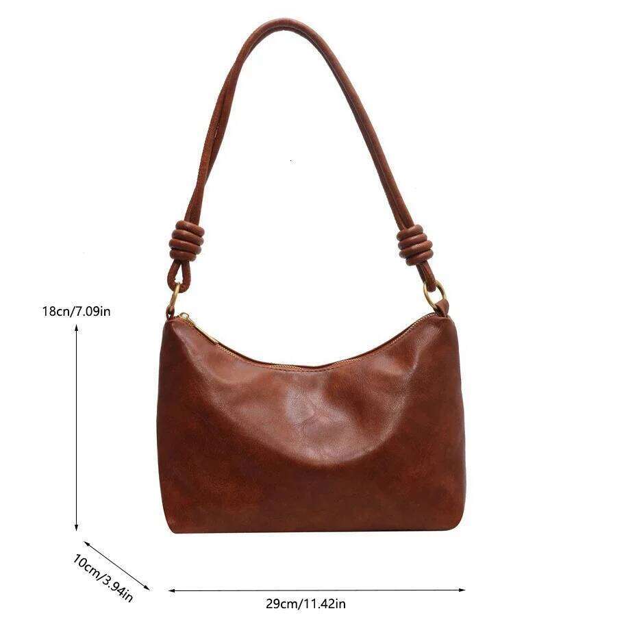 New fashionable high-end soft leather texture, single women's crossbody bag, geometric wide shoulder XJ260306