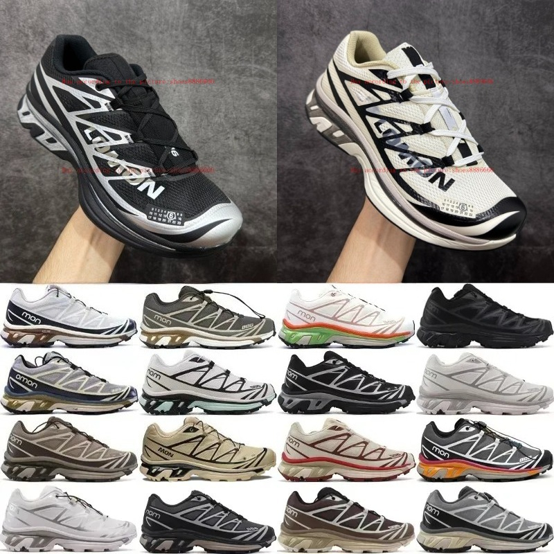 Top XT-6 ADV Ultra Raid Trail Running Shoes For Men Women XT-6 Designer White Lunar Rock Triple Black Quarry Bleached Sand Outdoor Hiking Sports Sneakers Size 36-45