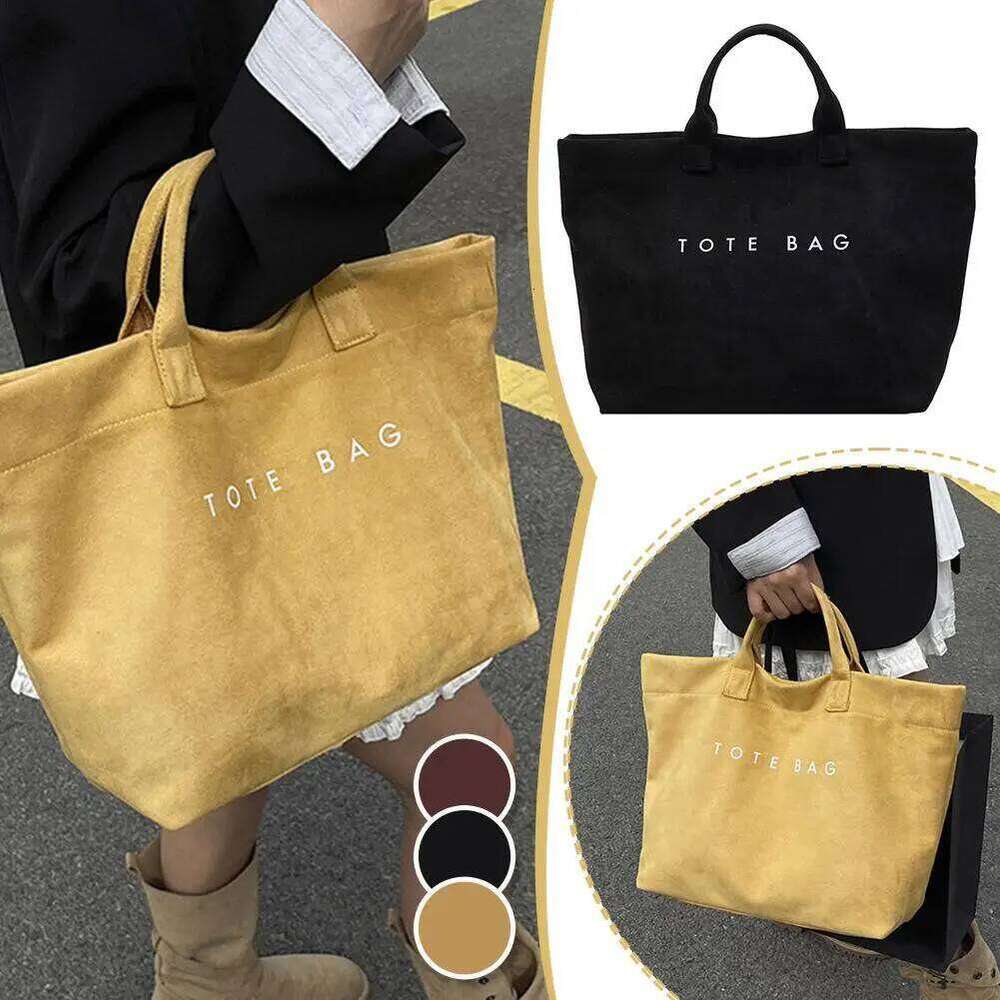 Faux Suede Brand Design Ladies Handbag Female Hobos Shoulder Large Capacity Commuter Tote Bag Bolsa for Work Office XJ260306