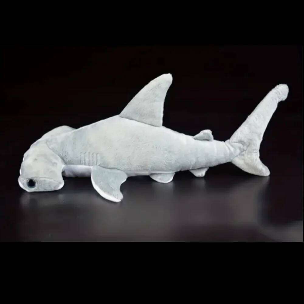 Cute Plush Doll Soft Gray Shark with White Belly Huggable Cuddly Pillow for Boys&Girls Birthday Christmas Gifts Home Decor R260908 - view 5