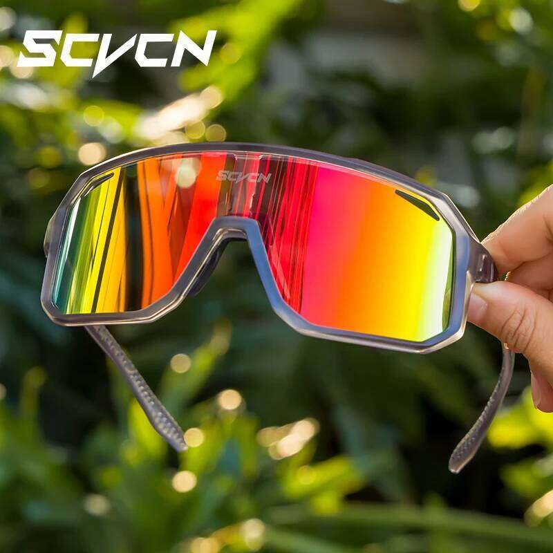 SCVCN MTB UV400 Goggles Bicycle Riding Fashion Sunglasses Street Outdoor Cycling Glasses Sports Bike for Men Eyewear Z260306