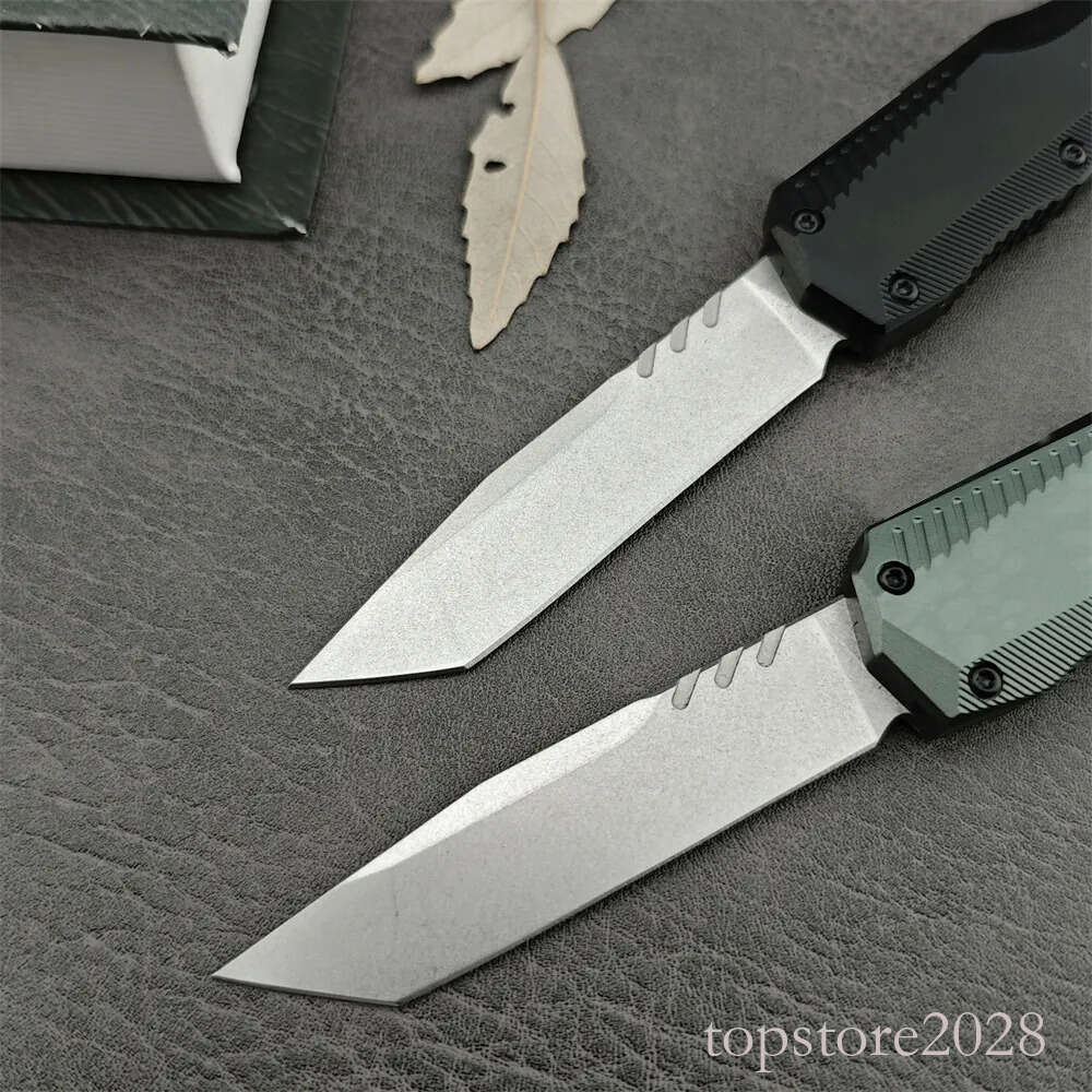 2024 KS Livewire 9000 OTF Tactical EDC Pocket Knife 20CV Stonewashed Portable Outdoor pocket knife Hunting Camping Mliitary Defense Survival Knifes 75