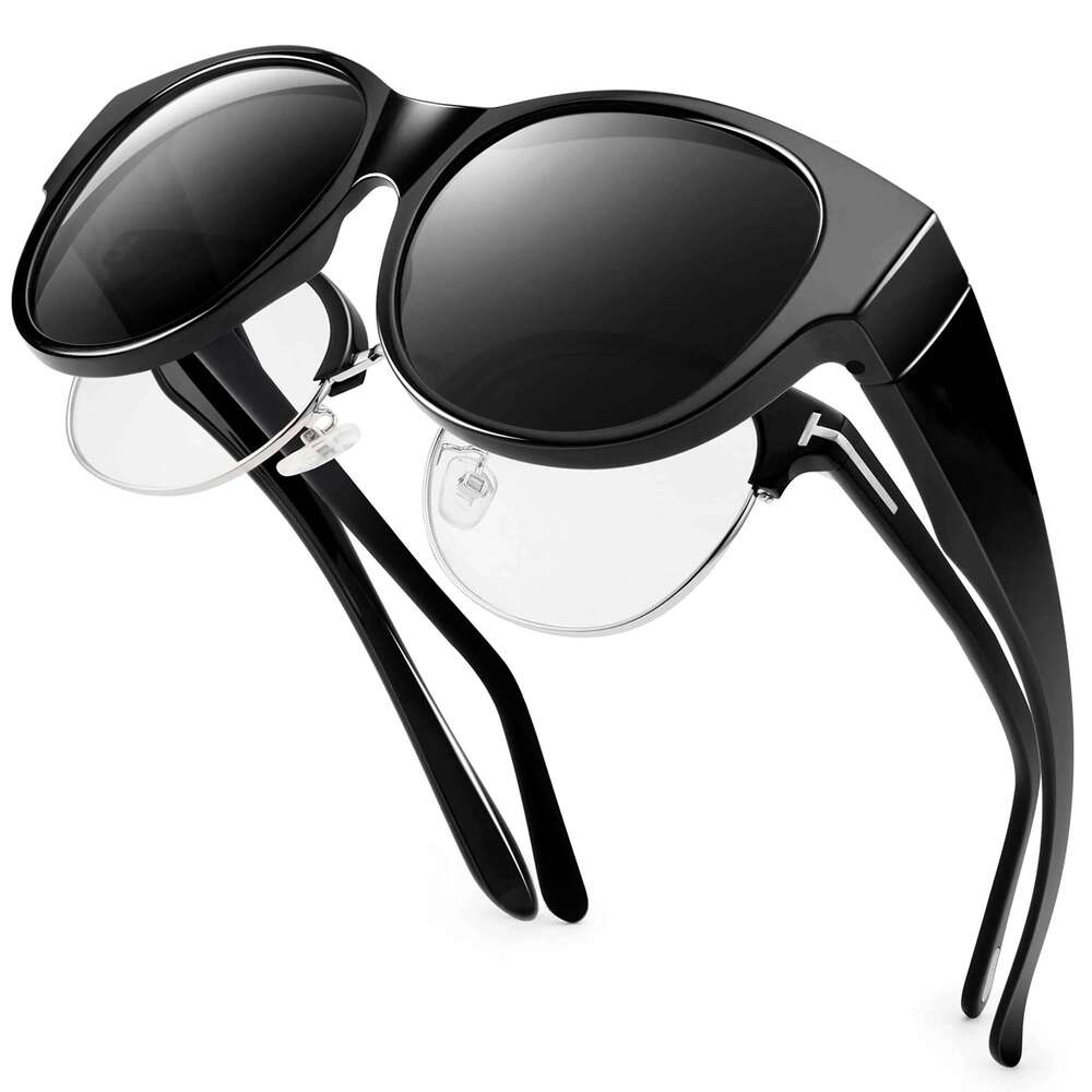 Polarized Fit Glasses, Sunglasses for Women to Go Over Glasses Lightweight-SG0179 Z260306