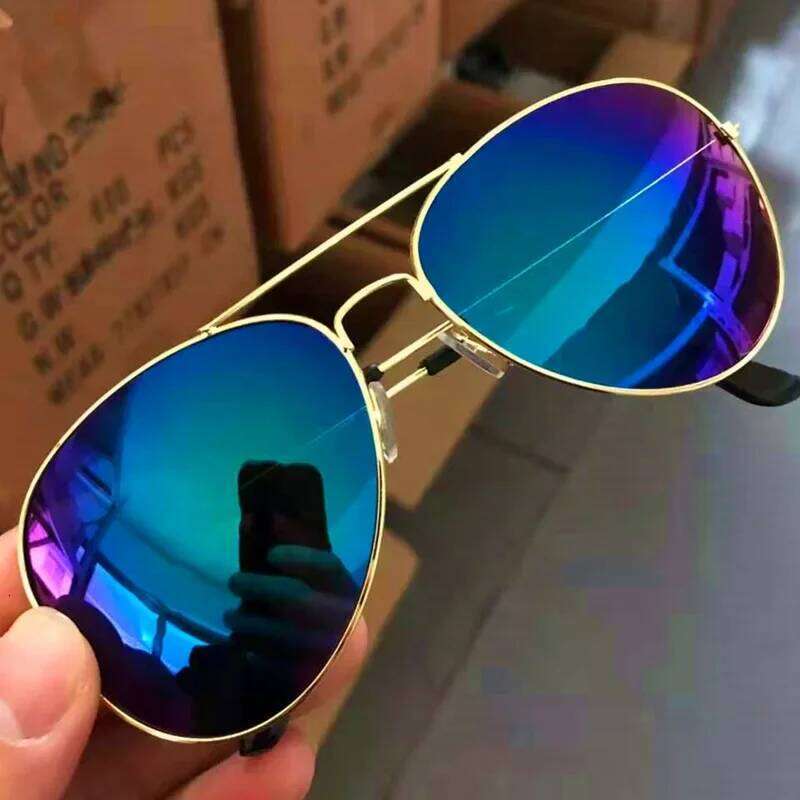 2025 New Vintage Pilot for Men Frame Women Sun Glasses Fashion Oculos Masculino Outdoor Shades Sunglasses UV400 Z260306
