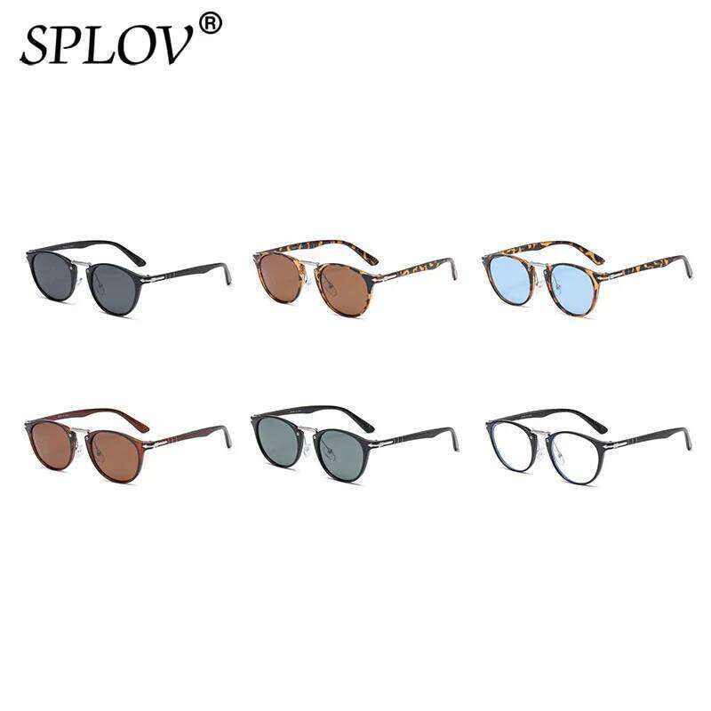Luxury Polarized Sunglasses Women Men Driving Shades Brand Vintage Round Sun Glasses Oculos De Sol UV400 Anti BlueLight Z260306