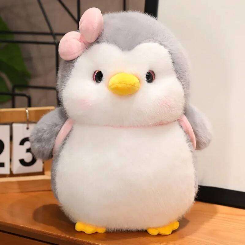 Soft Stuffed Toy Cute Penguin Couple Doll Toys Plush Animals Home Decoration for Kids Adults Birthday Gift R260908 - view 3