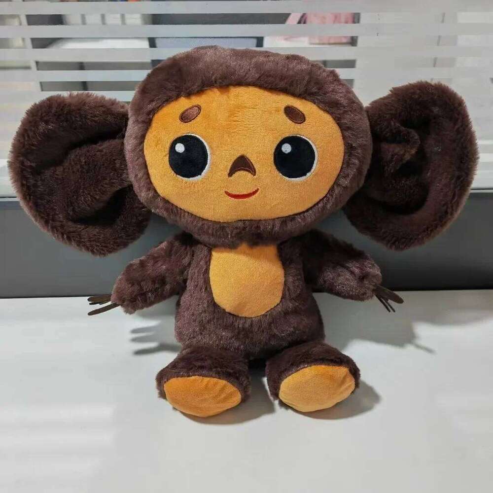 18/23cm Russia Anime Cheburashka Plush Doll Big Eyes Monkey Stuffed Plushie Toys Lovely Appease Pillow For Kids Gifts R260908 - view 3