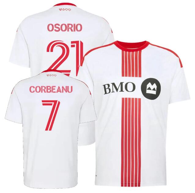 2026 2027 Toronto Soccer Jerseys OSORIO KERR LARYEA CORBEANU MIHAILOVIC FC 26 27 football men kids shirt S-4XL
