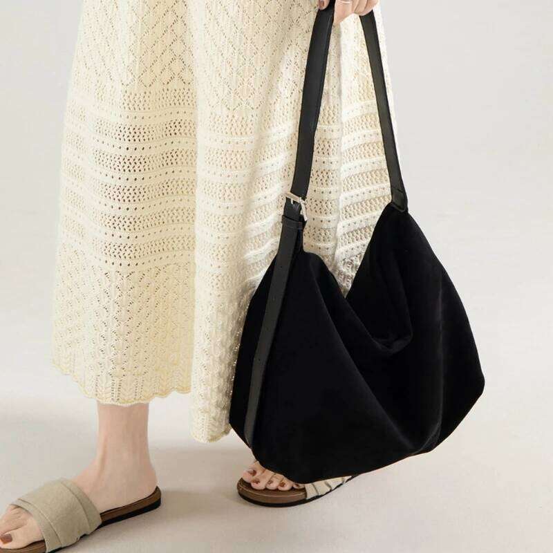 Stylish Oversized For Daily Commute Roomy Design Convertible Handle Women Shoulder Bag In Suedes Fabric XJ260306