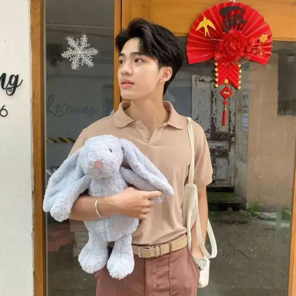Cute Stuffed Toy Babies Sleeping Companion Kawaii Long Ear Rabbit Doll Kids Gift Bedroom Plush Decor R260908 - view 6