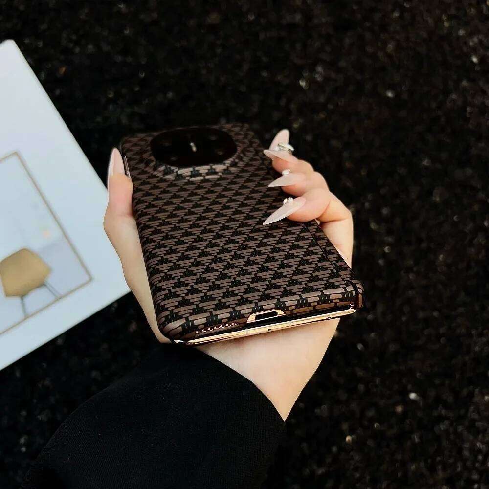 High Quality Carbon Fiber Kevra Phone Case Honor Magic V5 V3 VS3 Ultra Thin For Wireless Charge Hinged Protect Cover H260305