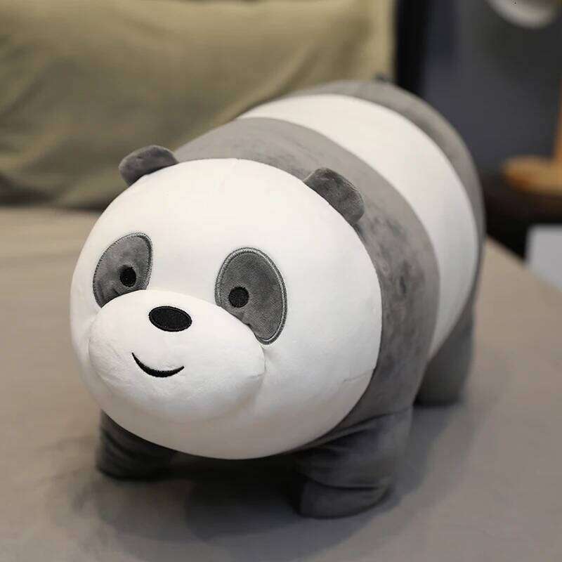 Kawaii Plush Toys Grizzly Panda Ice Bear Stuffed Dolls We Bare Bears Plushies Figures Gifts R260908 - view 6