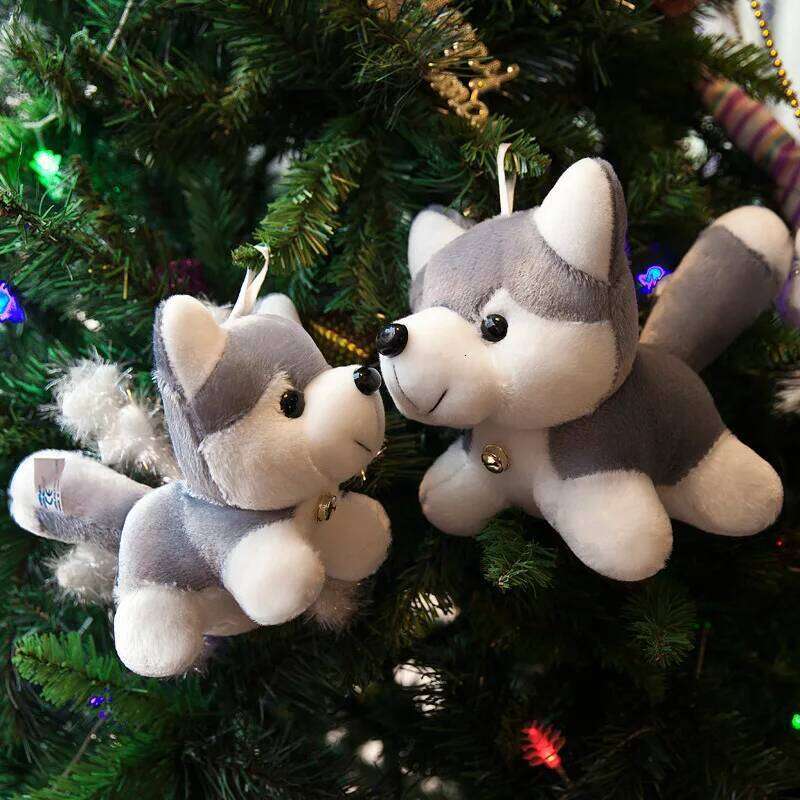 1pc 25cm/9.84in Husky plush toy cute imitation dog doll ragdoll pillow for children gifts R260908 - view 3