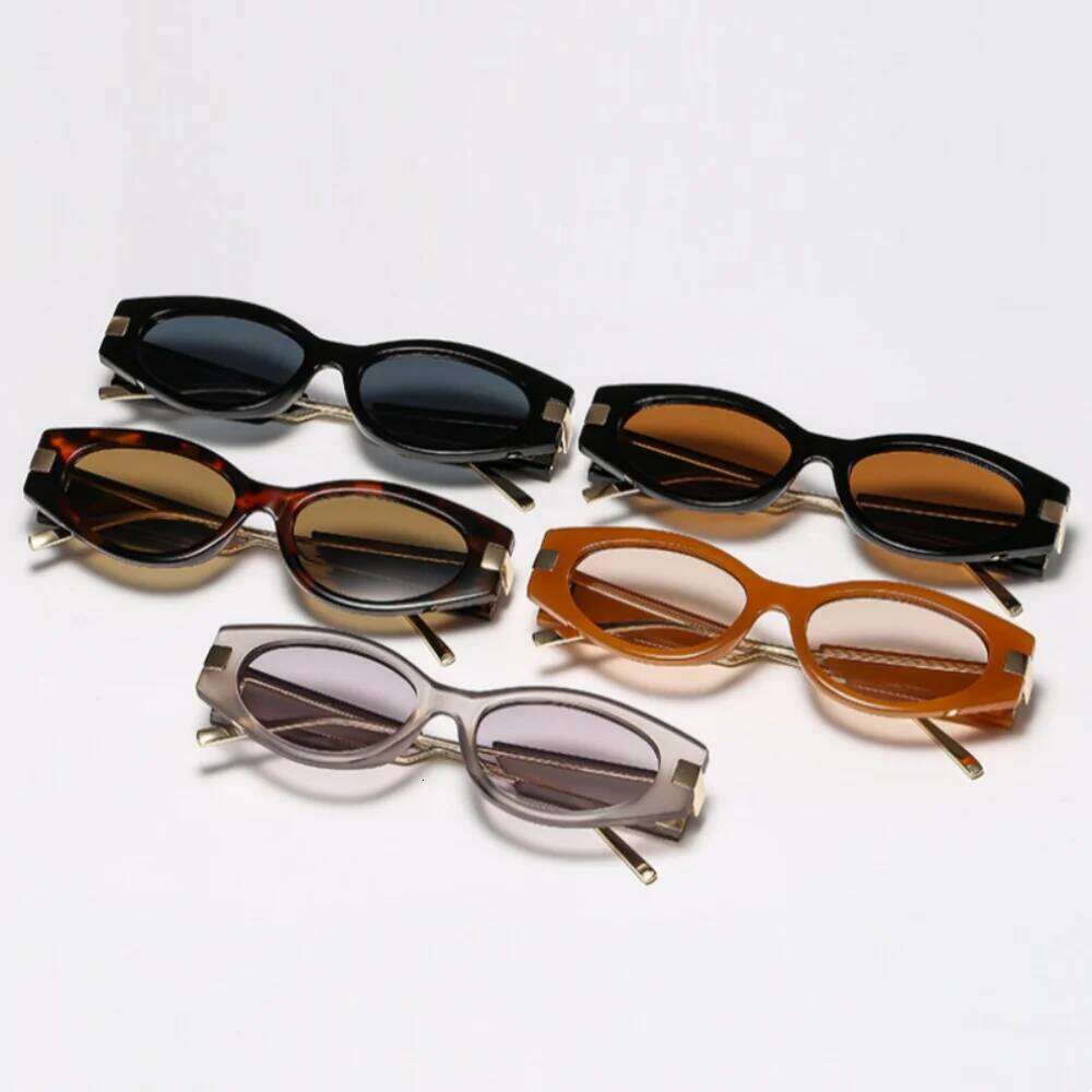 Fashion Luxury Design Oval Sunglasses For Women Men Retro Sun Glasses High Quality Shades UV400 Eyewear Z260306