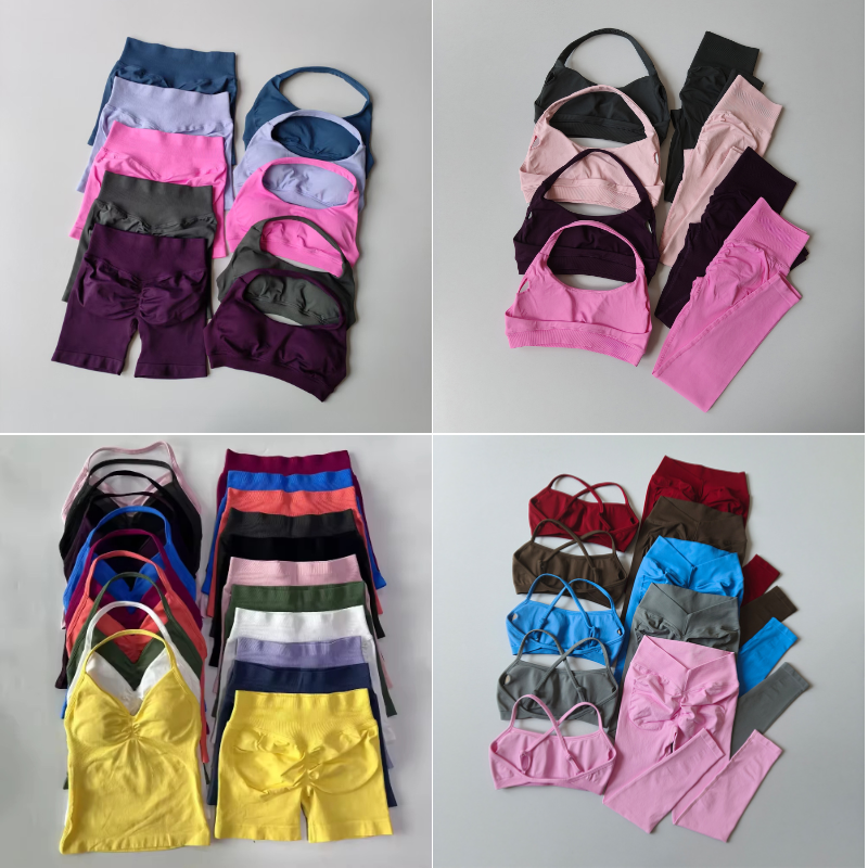 designer two piece set yoga tight high quality high elasticity sexy tops women designer solid Soft sports jogging fitness exercise fashion tracksuit