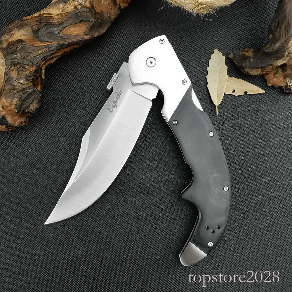 Cold 62NCX Extra Large pocket knife Espada Pocket Folding Knife CTS-XHP Blade Polished G10 Handles with Aluminum Bolsters Outdoor Tacticals Hunting Ca