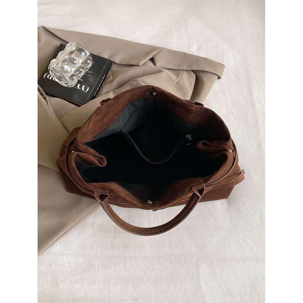 2024 Autumn/Winter New Women's Fashion Style Suede Handbag Commuter Versatile High End Single Shoulder Crossbody Bag XJ260306