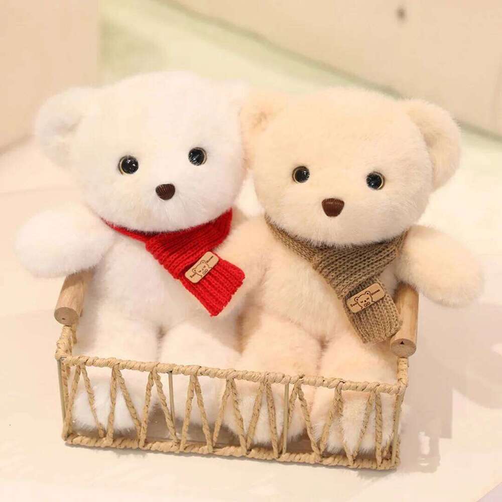 1pc 30cm/11.81in Cute plush toy hugging bed with sleeping teddy bear girl doll birthday gift R260908 - view 7
