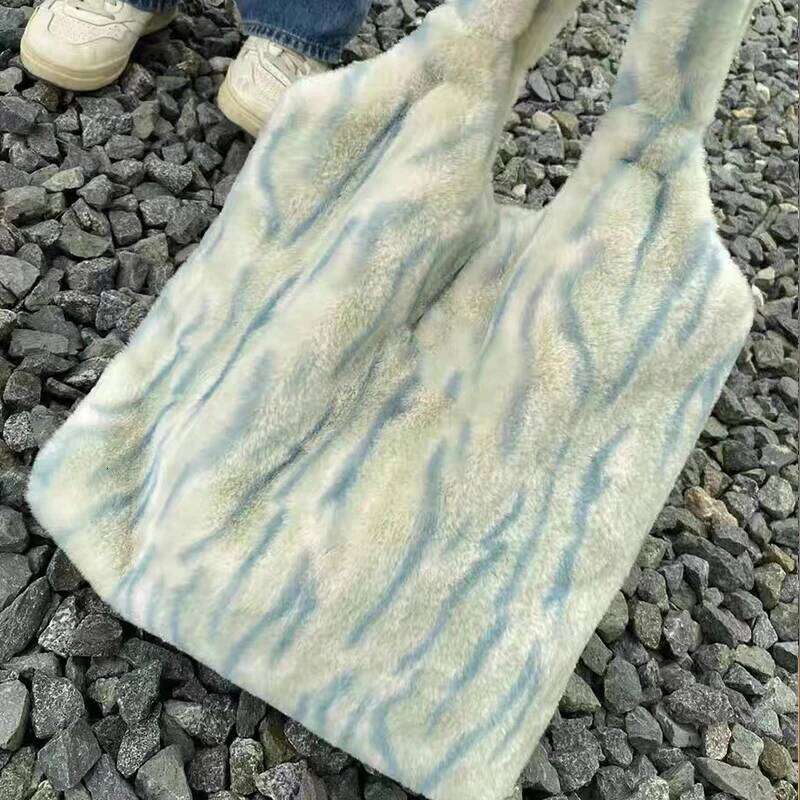 Large Capacity Handbag Women's Plush Shoulder Designer Shopper Tote Bags Girls Ladies Bookbag Purse XJ260306