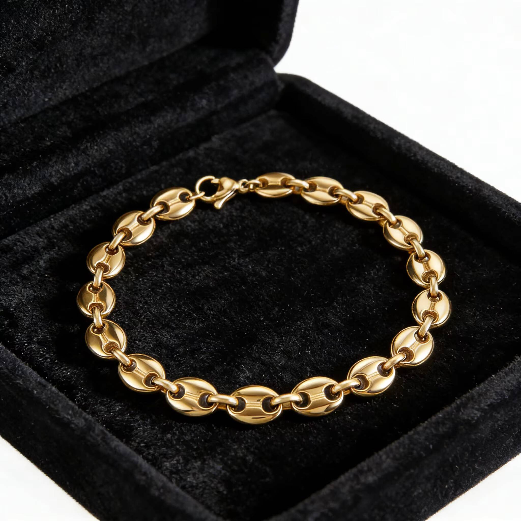 Classic Stainless Steel Chain Link Unisex Bracelet
