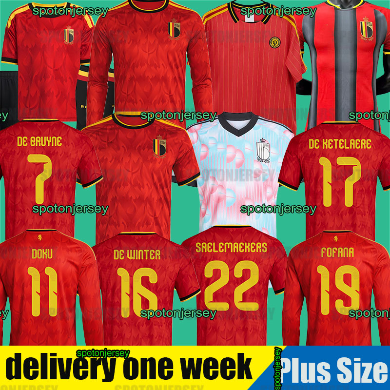 Belgium Jersey 2026 World Cup Soccer shirts Men's Kids football jersey DE BRUYNE LUKAKU maillot belgique camiseta de belgica football 2000 belgium RETRO 2026 2027