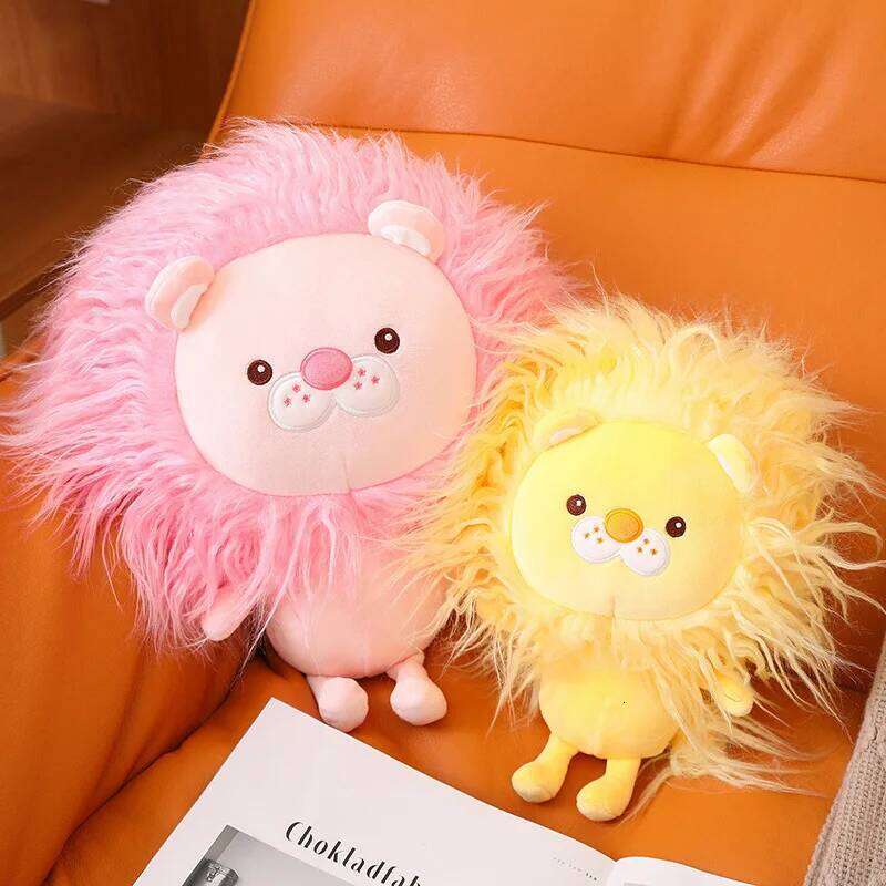 Exploding head rag plush toy long hair lion doll for girls birthday gifts R260908 - view 6