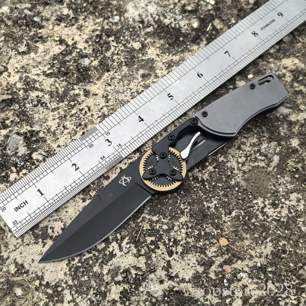 Newest MANTIS Gear Cutter Folding Knife 8Cr13Mov Blade Aluminum Handle Easy To Carry Outdoor Hunting Hiking Pocket Tool Gift pocket knife Knives 3300 