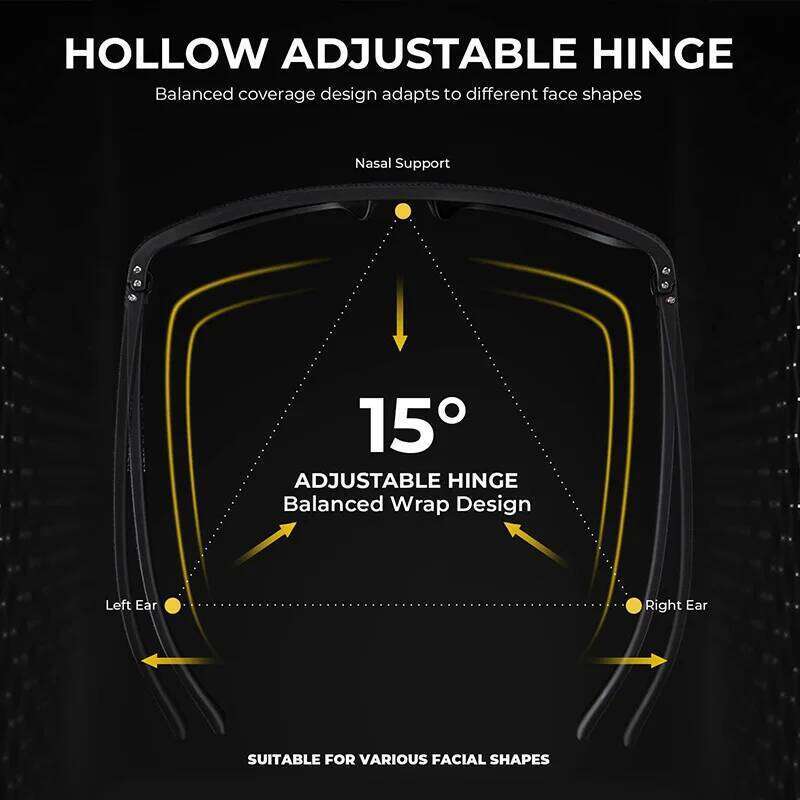 Premium Sports Sunglasses - Spring Hinge Design, UV400 Unisex Comfort Fit for Cycling, Fishing, Beach & Leisure Z260306