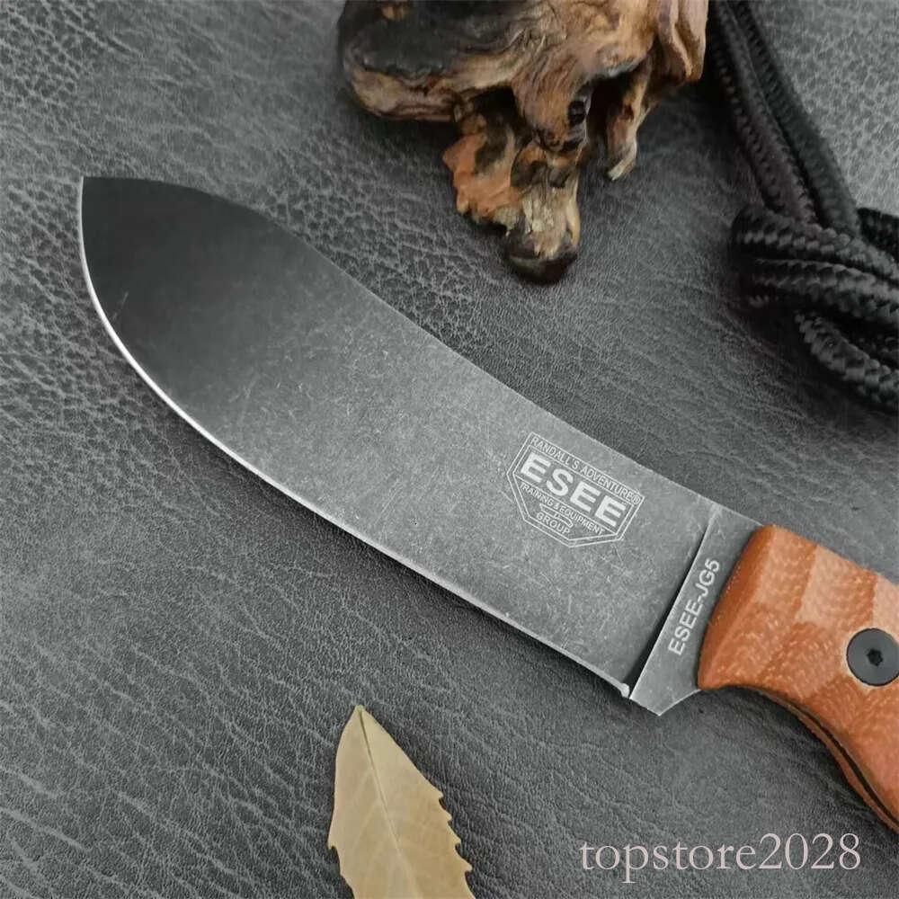 High-Performance ESEE JG5 Tactical Fixed Knife D2 Blade Robust pocket knife G10 Handles Everyday Carry Outdoor Ideal for Camping Hiking Rescue Surviva