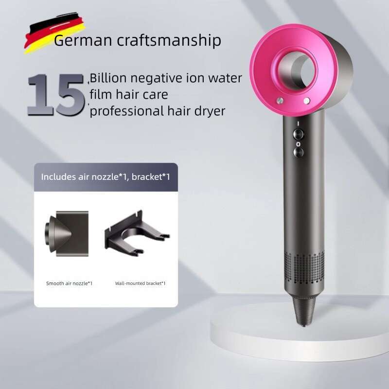 Famous High Speed Negative Ion Hair Dryer - 15 Second Fast Drying with 1 Billion Ions for Gentle Hair Care CKS