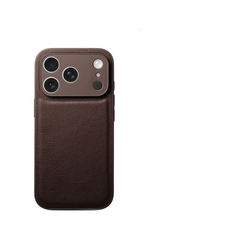 Apple 17pm Phone Lychee Compatible Leather Texture Two-in-One iPhone 14 Pro Skin Protective Case 15/16