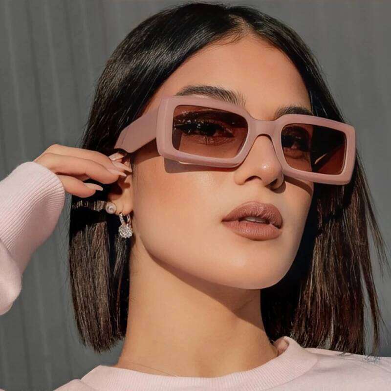 New Vintage rectangle Sunglasses Women Men Square Pc Frame Sun Glasses Female Brand Retro Shades Fashion Oculos De Sol for Male Z260306