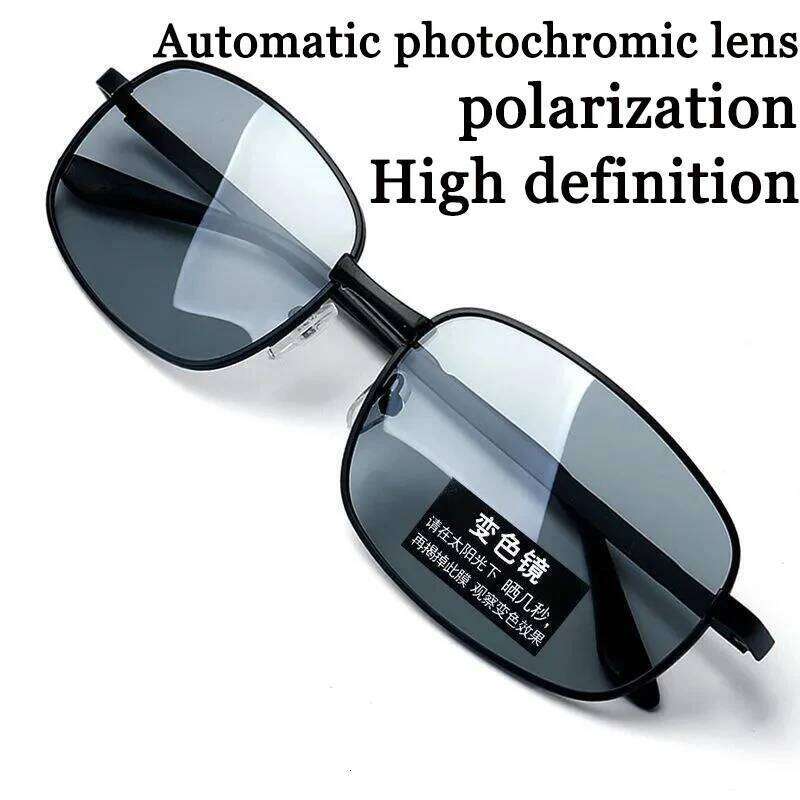 Fishing Vision Driving Sunglasses For Men Day And Night Polarizing Color-Changing Male Ultralight Glasses Z260306