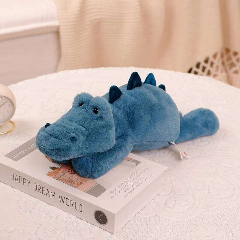 Cute Raccoon Crocodile Sloth Fox Animals Soft Plush Toys Sleeping Pillow Cartoon Stuffed Cushion R260908 - view 6
