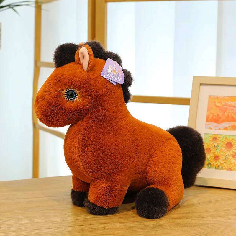 1pc 25cm/9.84in Imitation plush toy cute pony birthday doll 61 gift R260908 - view 6