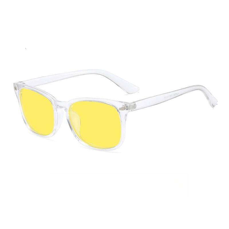 Driving Man Night Vision Motorcycle Glasses Men Anti Blue Light Lens Square Frame Z260306