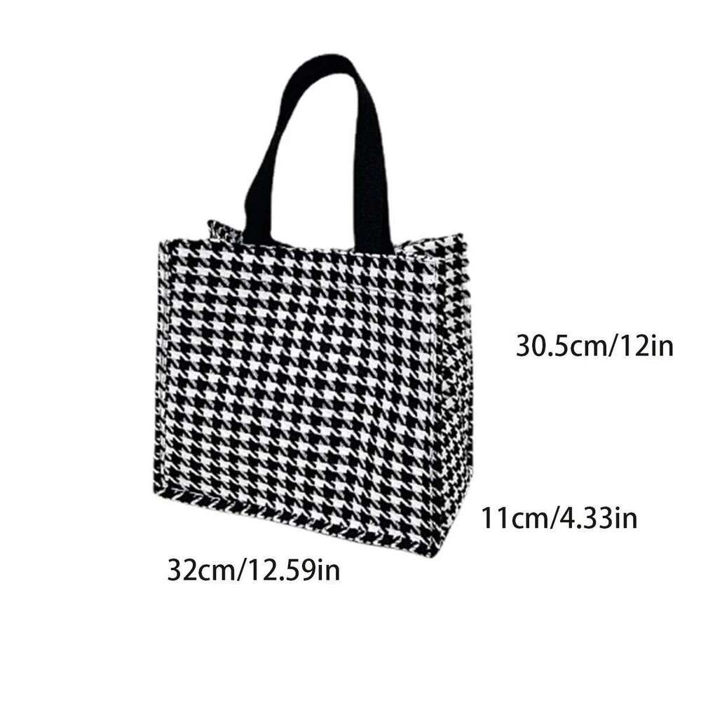 Black large capacity casual thousand-bird underarm handbag fashion Tote female ins shoulder bag a pack XJ260306