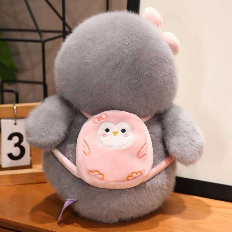 Soft Fat Plush Stuffed Cute Couple Penguin Fur Doll Home Decoration Toy Birthday Gift R260908 - view 5