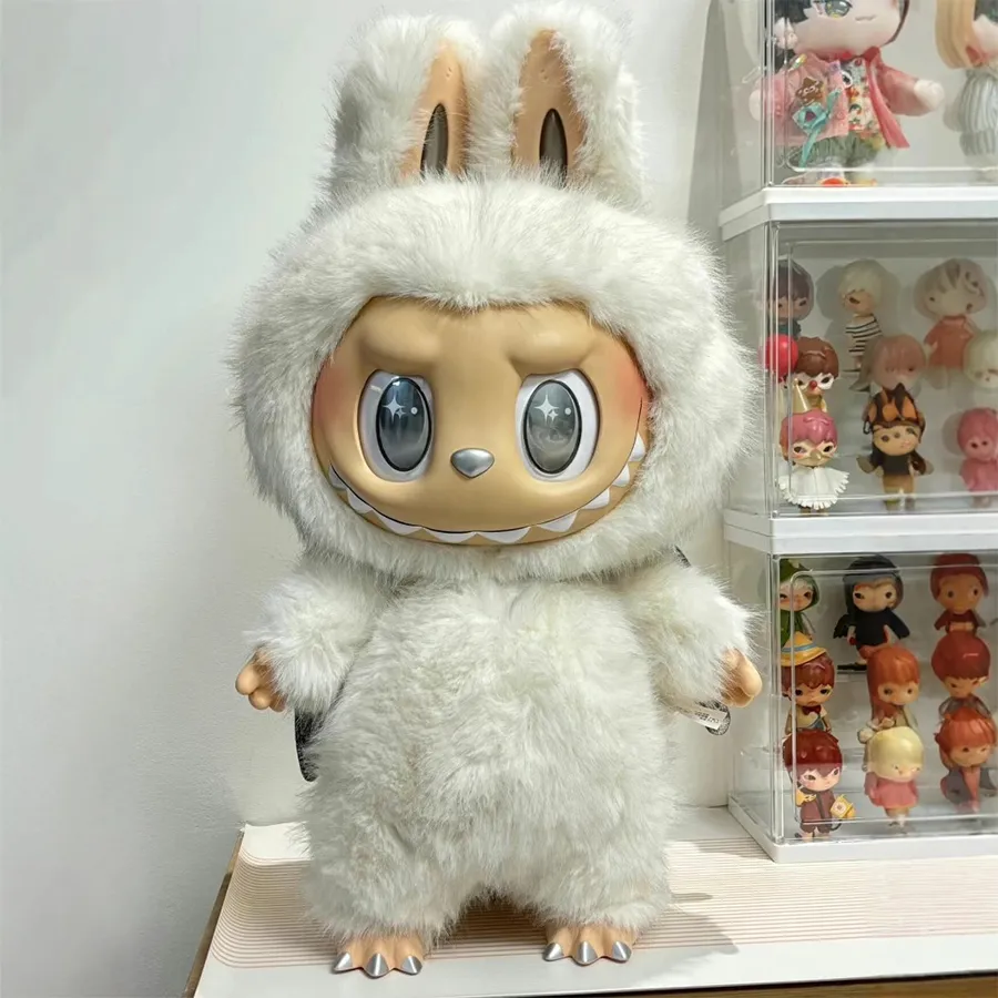 58cm Labubu Zimomo 10th Anniversary Series Archangel and The Great Leader Series Vinyl Figurine Cute Toy Figurines of Xmas Gifts QIAOWANTONG