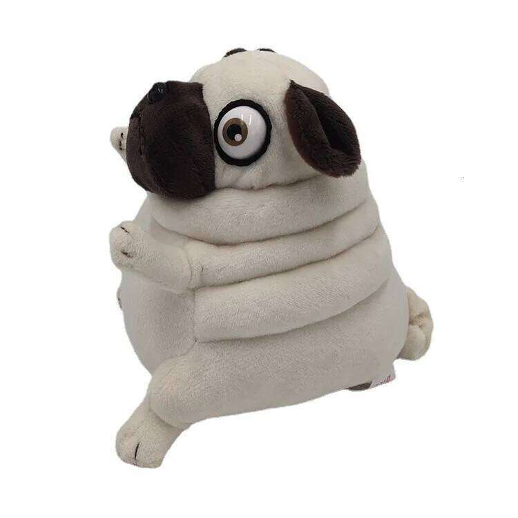 kawaii Plush Toys 15cm dog the Elf Fat Sitting Pug Dogs Toy Stuffed for Kids Children Birthday Gift Dolls R260908 - view 6